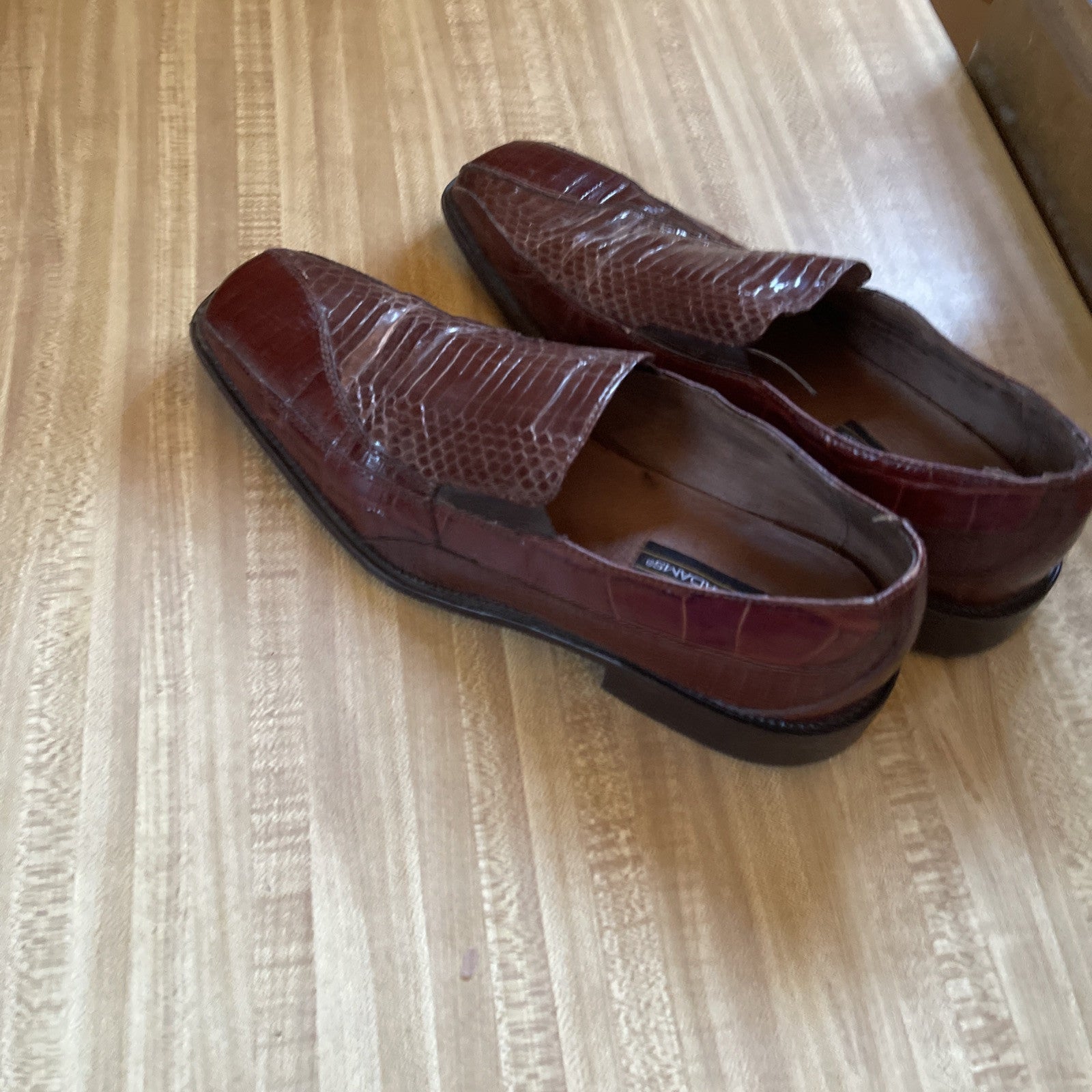 stacy adams genuine snake shoes 11.5