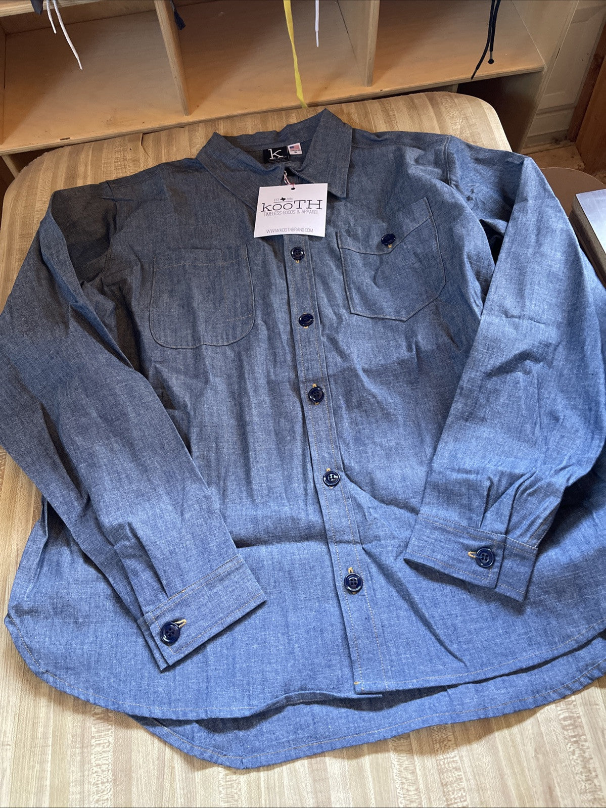 Kooth Brand Work Shirt XL NWT