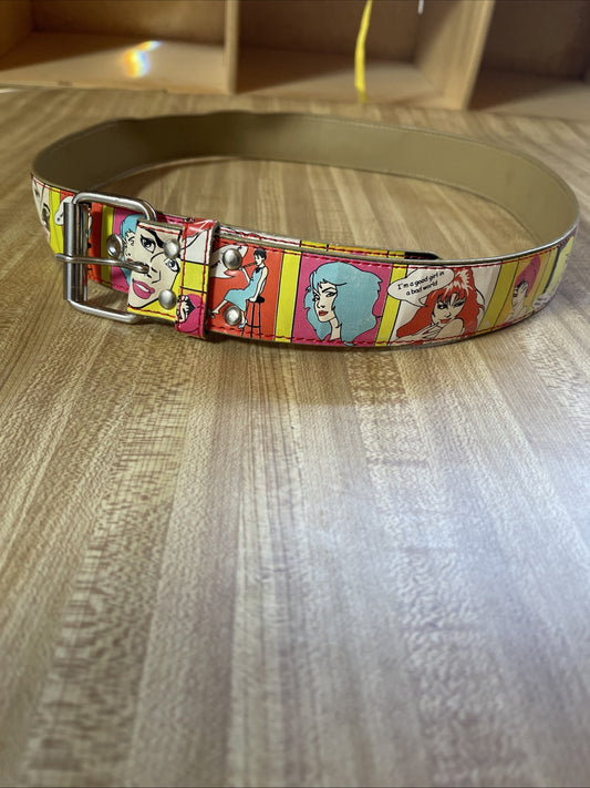 Comic Book Style Belt Size 20