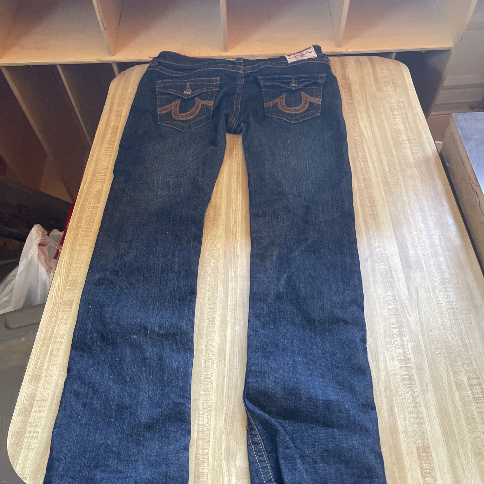 True Religion Joey Super T Jeans 31x33 Flap Pockets