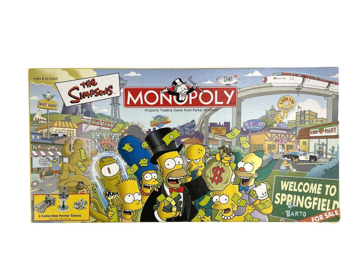 Hasbro Monopoly The Simpsons Edition Board Game