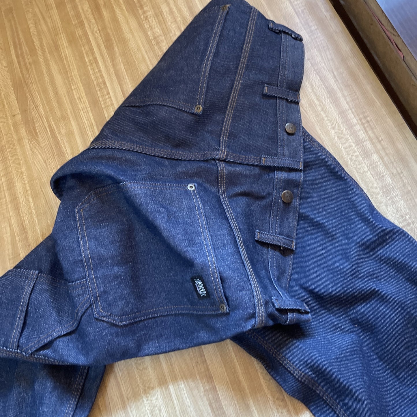 Vintage Key Jeans 34x34 Wide Leg Carpenter Baggy