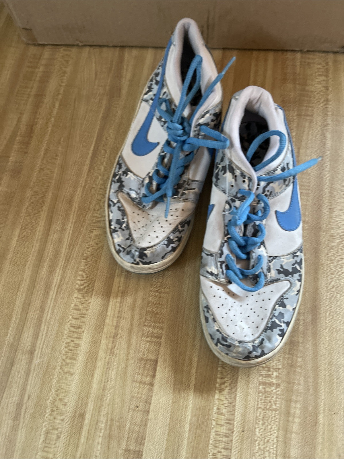 Nike Dunk Low Blue Camo 5.5Y