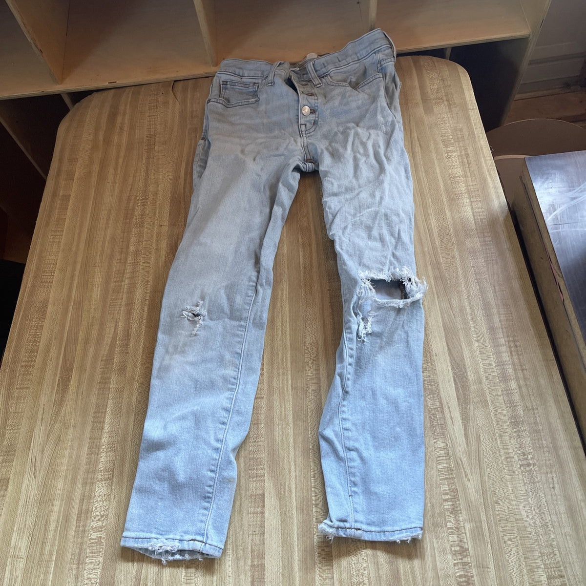 madewell high rise skinny jeans 27