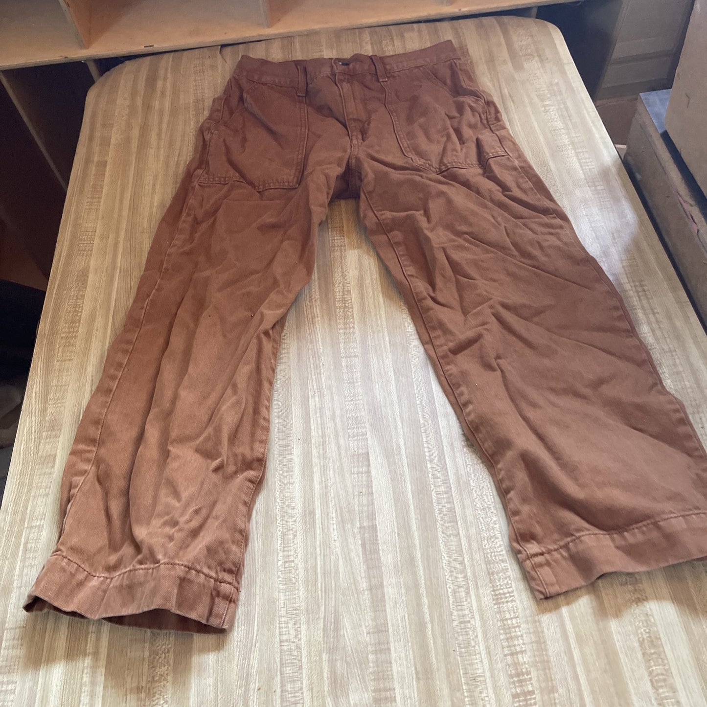 american eagle wide leg crop jeans 6