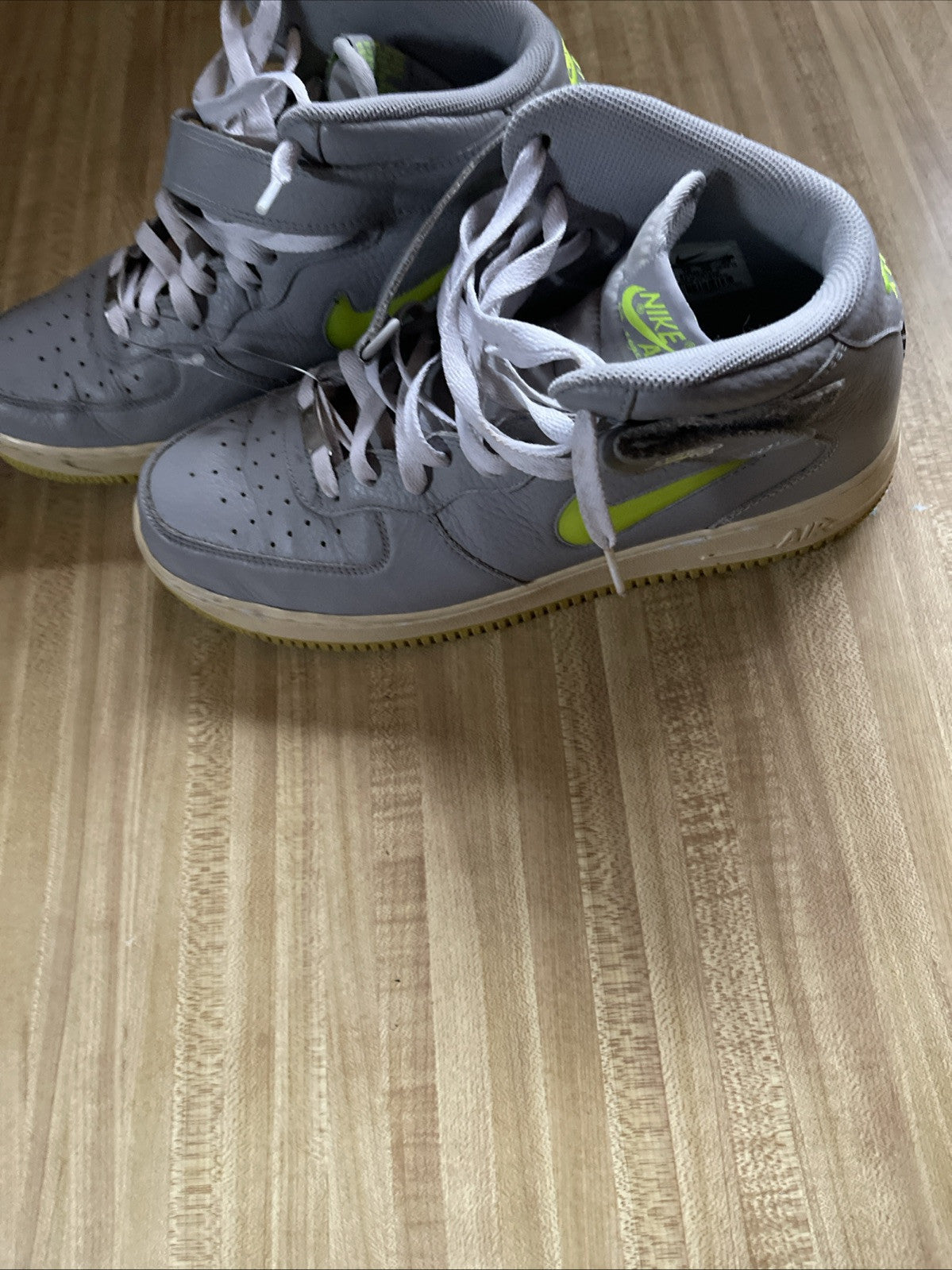 Nike Air Force 1 Mid 07 Wolf Grey Volt 11