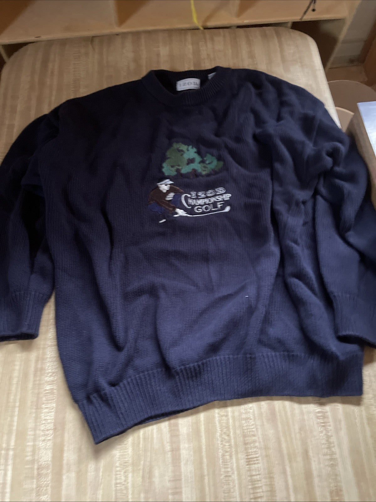 Vintage Izod White Label Championship Golf Sweater XL