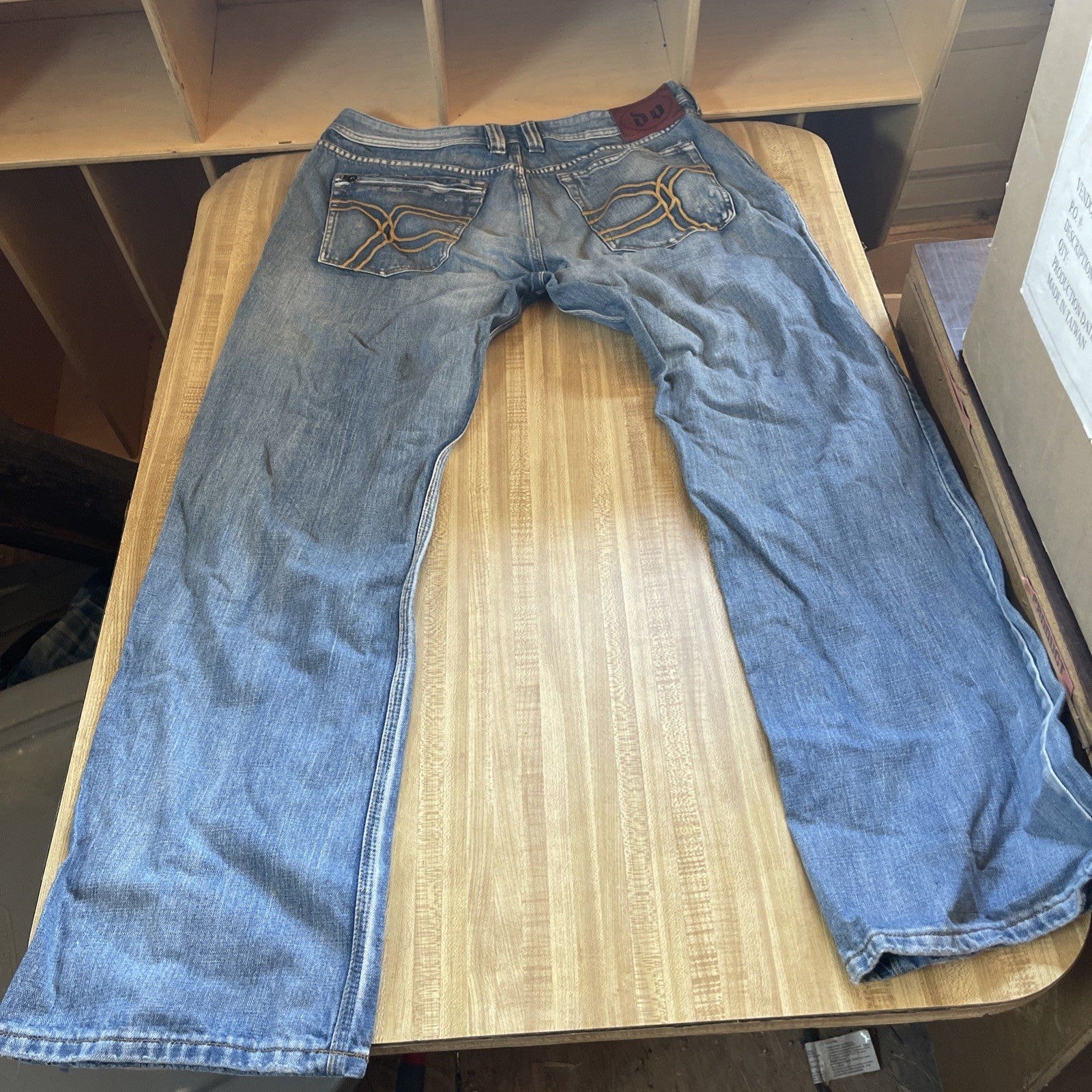 Do Denim Jeans 38x30 Wide Leg Baggy Y2K