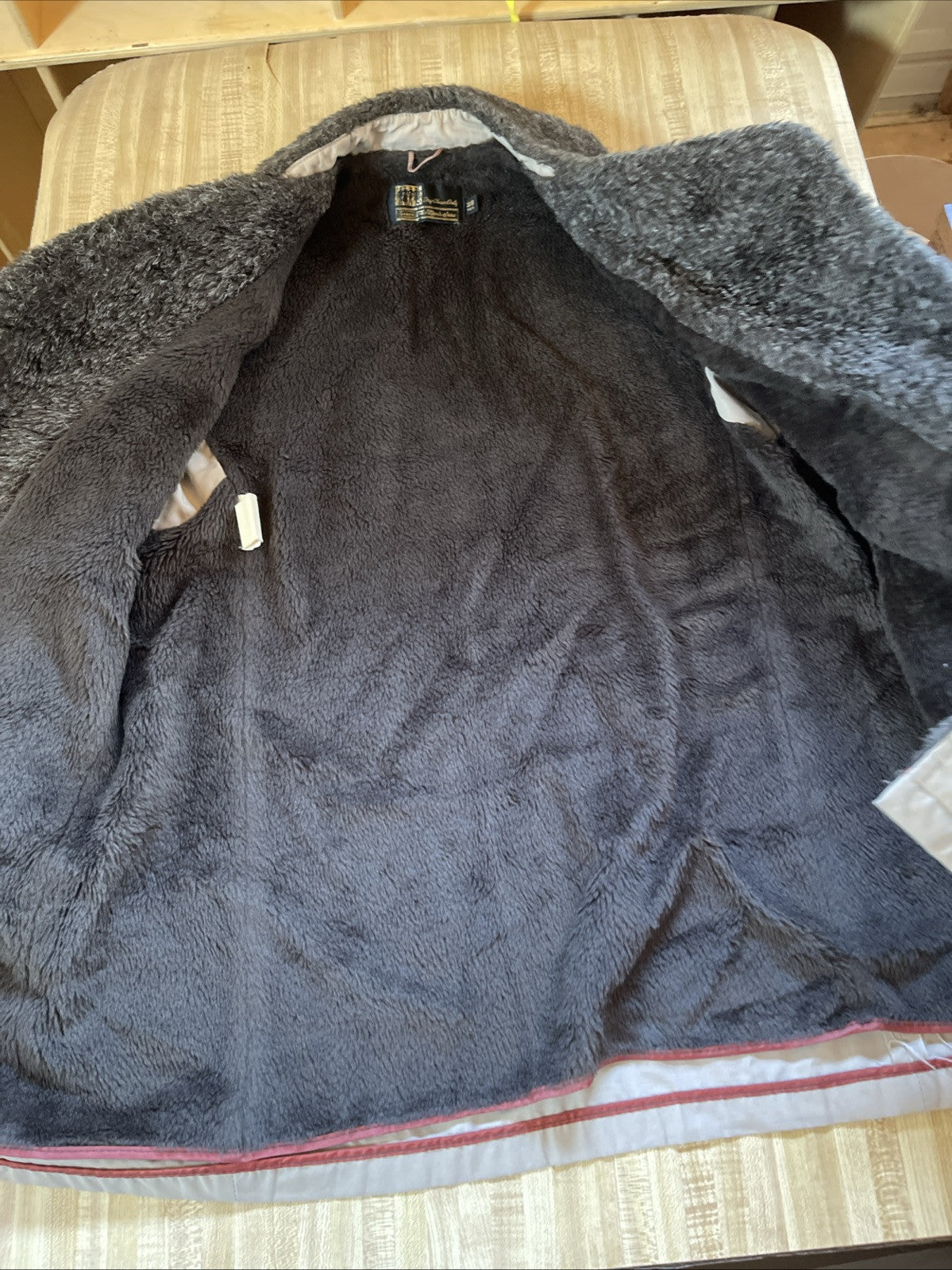 Vintage Fleece Lined Sears Coat Size 38R