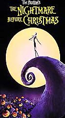 The Nightmare Before Christmas (VHS, 1994)