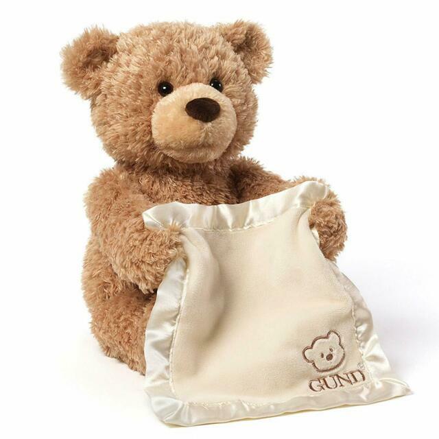 GUND Animated Peek a Boo Bear Stuffed Plush Toy