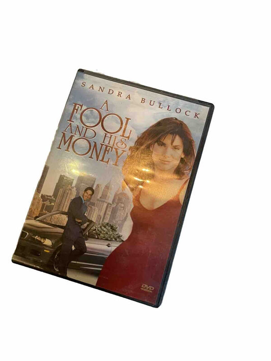 Sandra Bullock comedy movie DVD A Fool and His Money with cityscape and two characters on cover